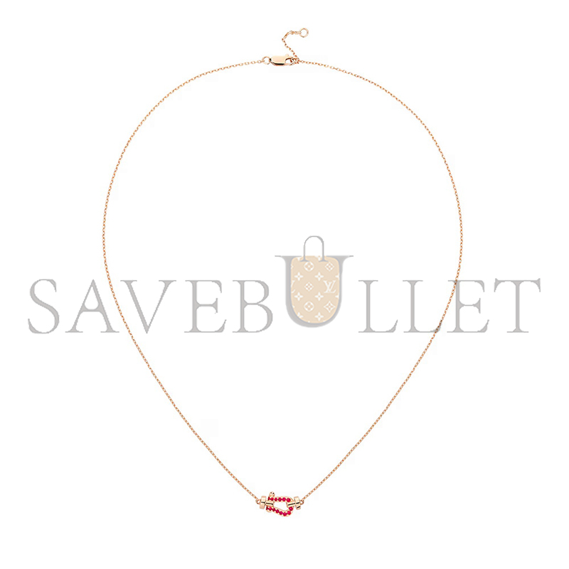 FRED FORCE 10 NECKLACE SMALL MODEL ROSE GOLD 7B0293 FRED FORCE 10 NECKLACE SMALL MODEL ROSE GOLD 7B0293